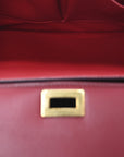 Smooth Calfskin Medium Classic Box Flap Bag Red