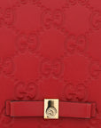 GCCIssima Signature Bowy Chain Wallet Hibiscus Red