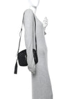 Calfskin Matelasse Monogram Lou Camera Bag Black