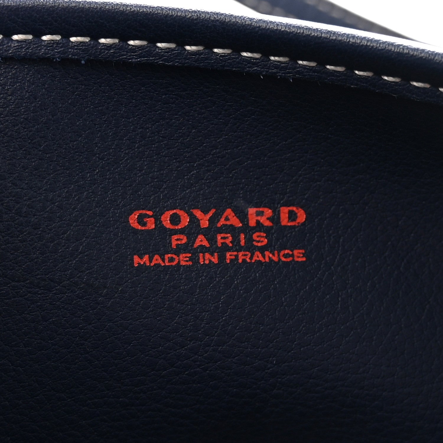 Goyardine Reversible Mini Anjou Navy