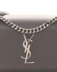 Calfskin Medium Monogram Sunset Fog