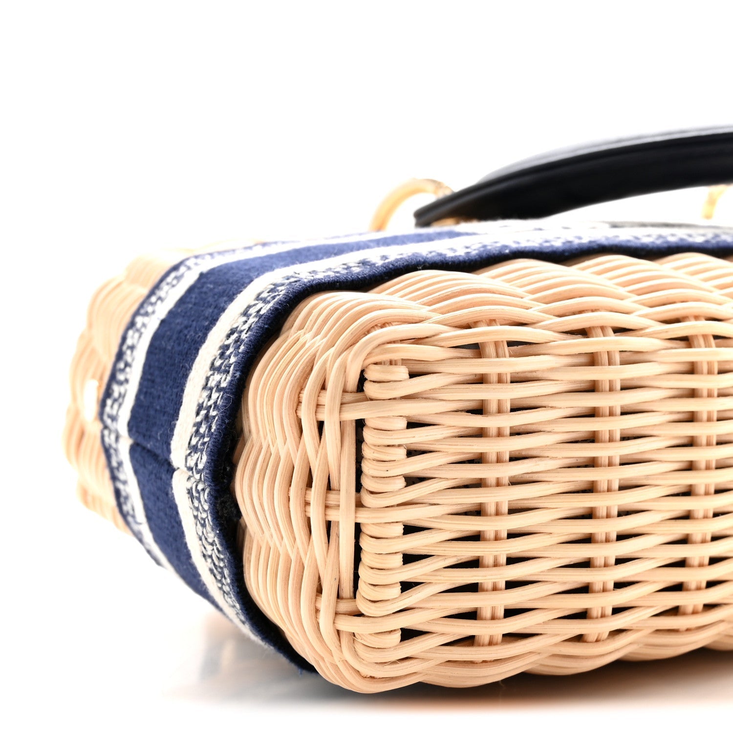Wicker Oblique D1ORiviera Medium Lady D-Joy Bag Blue