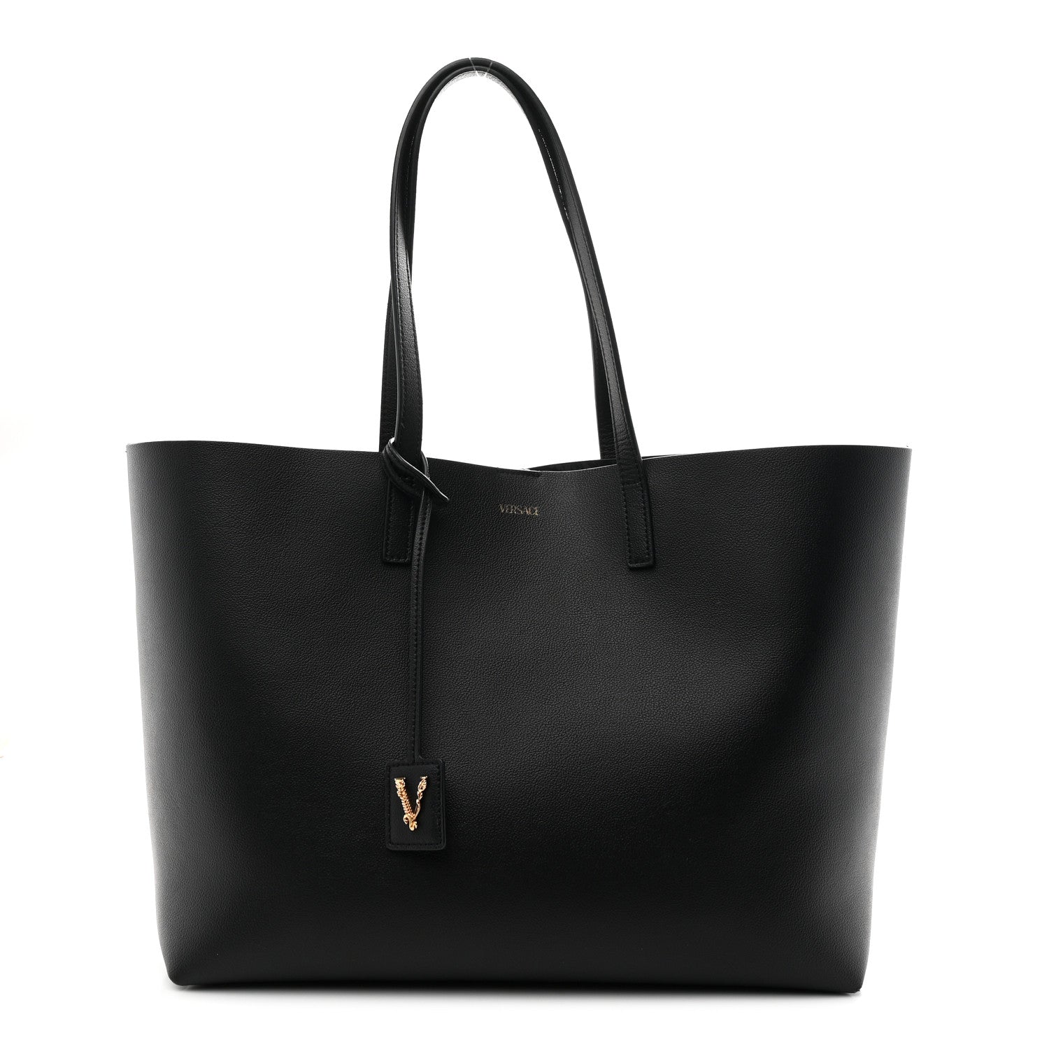 Calfskin Virtus Tote Black