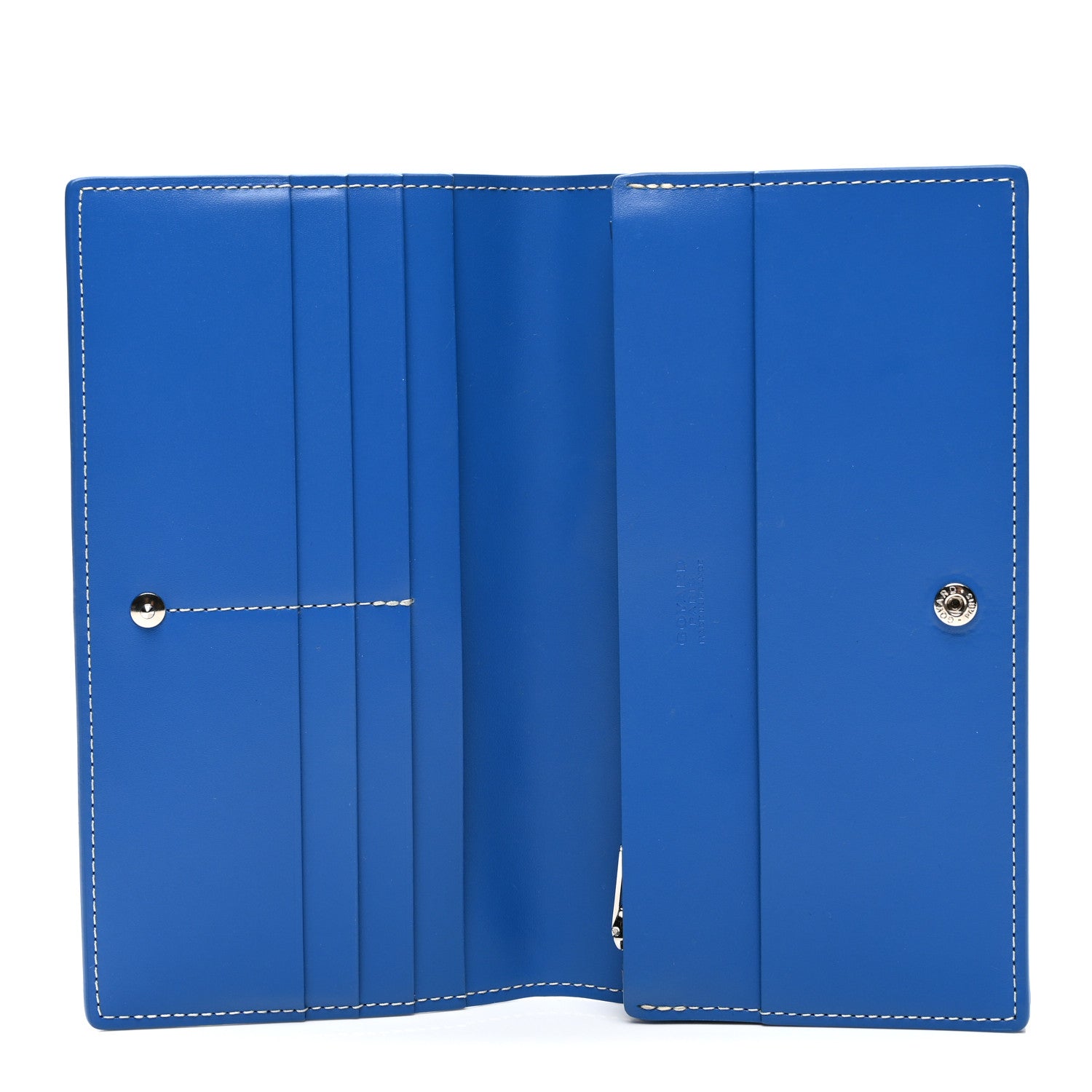 Goyardine Richelieu Wallet Sky Blue
