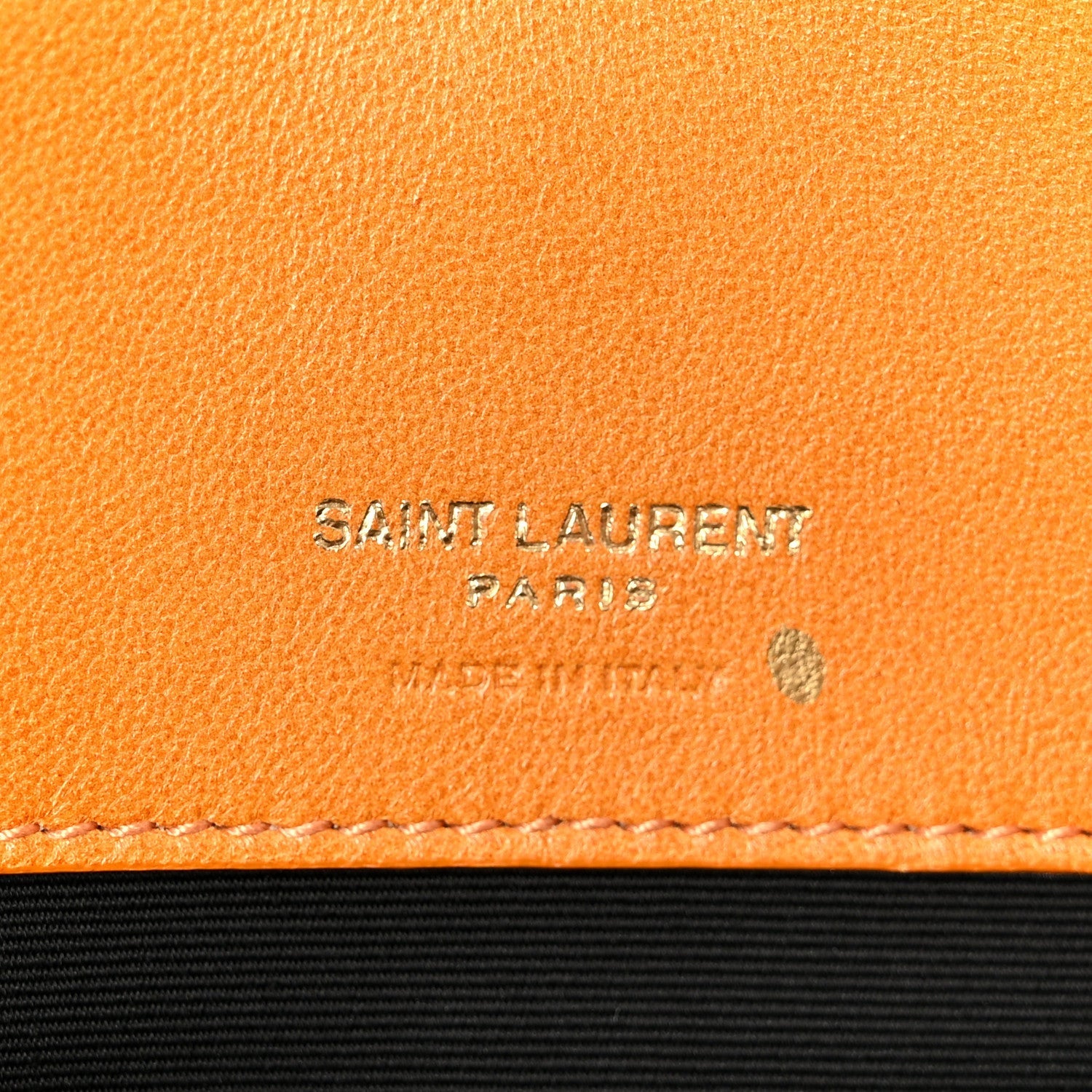 Lambskin Chevron Quilted Small Loulou Bag Sunflower