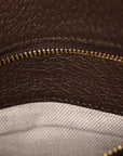 GG Supreme Monogram Textured Dollar Calfskin Blondie Chain Shoulder Flap Bag Beige Ebony New Acero