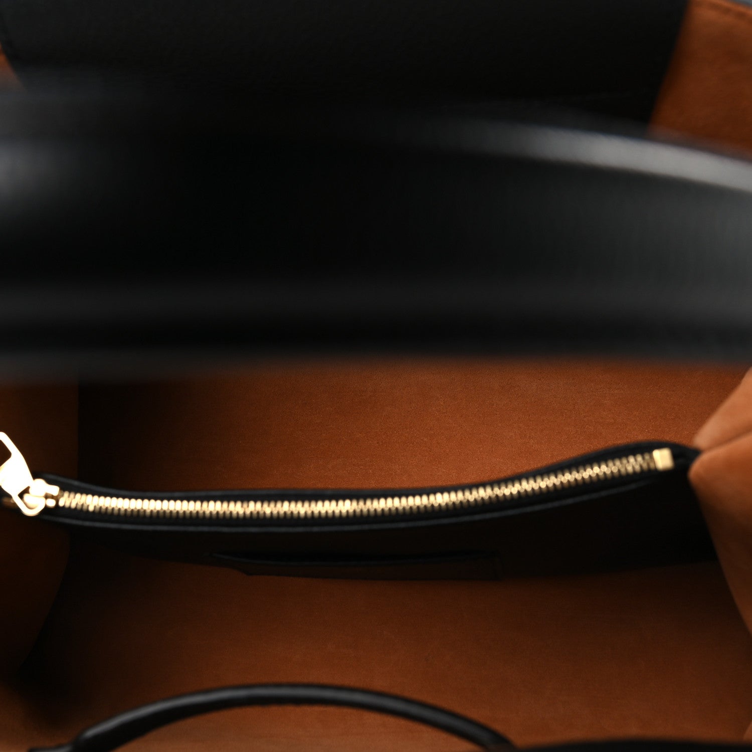 Taurillon Capucines GM Souple Black