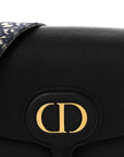 Grained Calfskin Large Bobby Flap Black