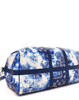 Cowhide Monogram Bandana Keepall Bandouliere 50 Blue