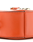 Calfskin Micro Hale Crossbody Amber Orange