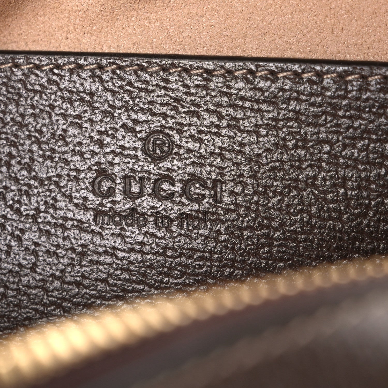 GG Supreme Monogram Web Mini Ophidia Shoulder Bag Brown