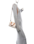 Monogram Mini Jacquard Speedy Bandouliere 20 Mastic Cream