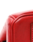 Ostrich Birkin 30 Rouge Vif