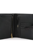 Matte Alligator Bearn Compact Wallet Black