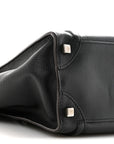Drummed Calfskin Micro Luggage Black