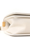 Caviar Calfskin Chevron Medium Boy Flap White