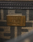 Fabric Jacquard FF 1974 Medium Baguette Tobacco Moro Black