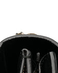 GG Supreme Monogram Medium Dionysus Shoulder Bag Black