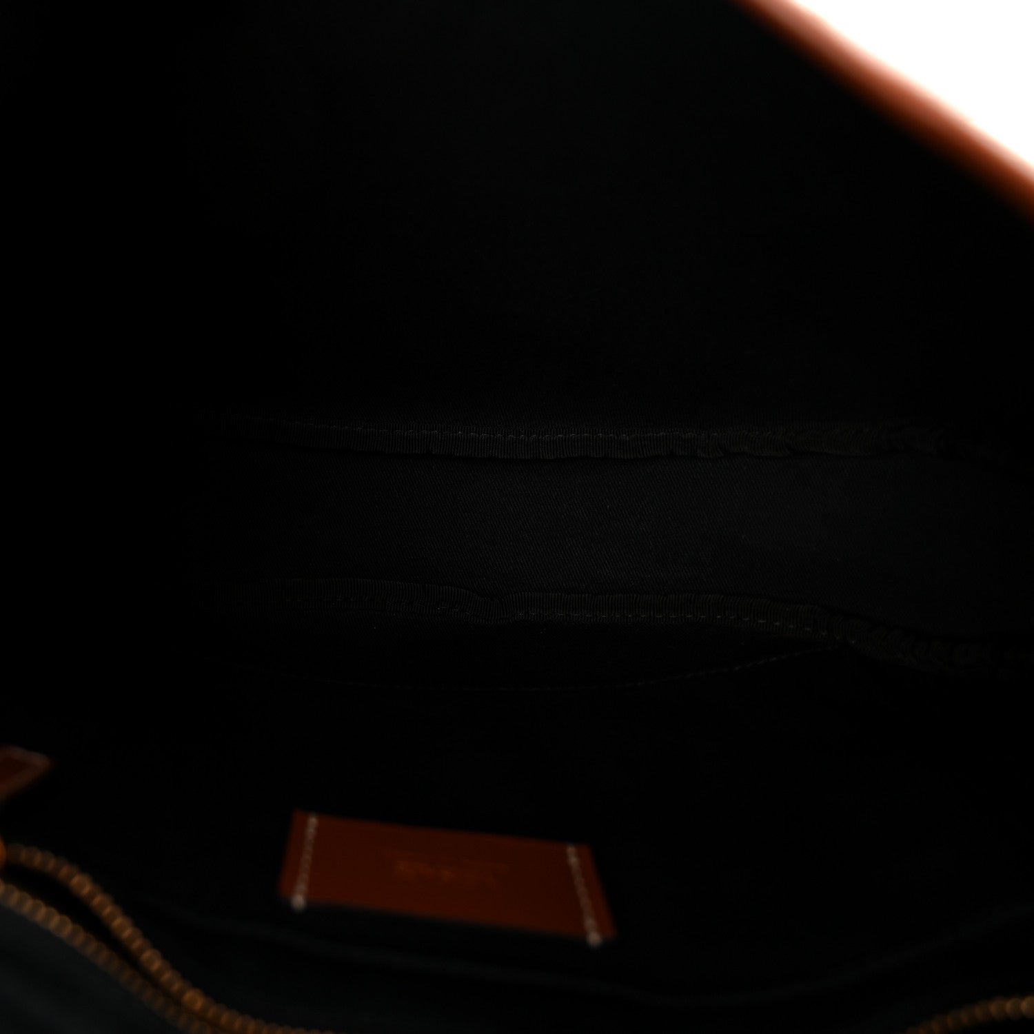 Coated Canvas Calfskin La Greca Signature Shoulder Bag Black Caramel