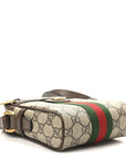 GG Supreme Monogram Web Mini Ophidia Messenger Brown