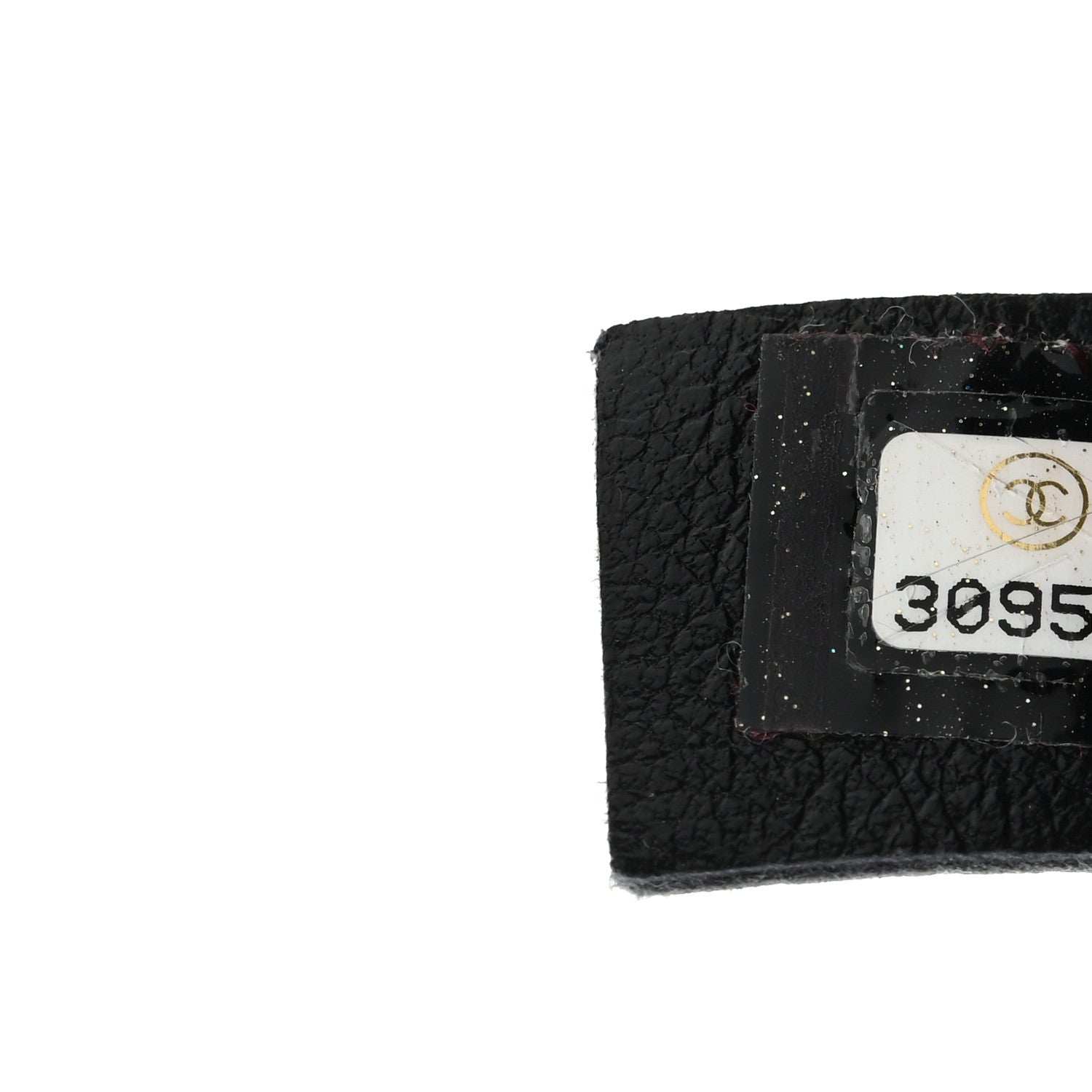 Shiny Goatskin Quilted Medium CHNL 19 Flap Black