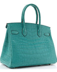Matte Alligator Birkin 30 Bleu Paon