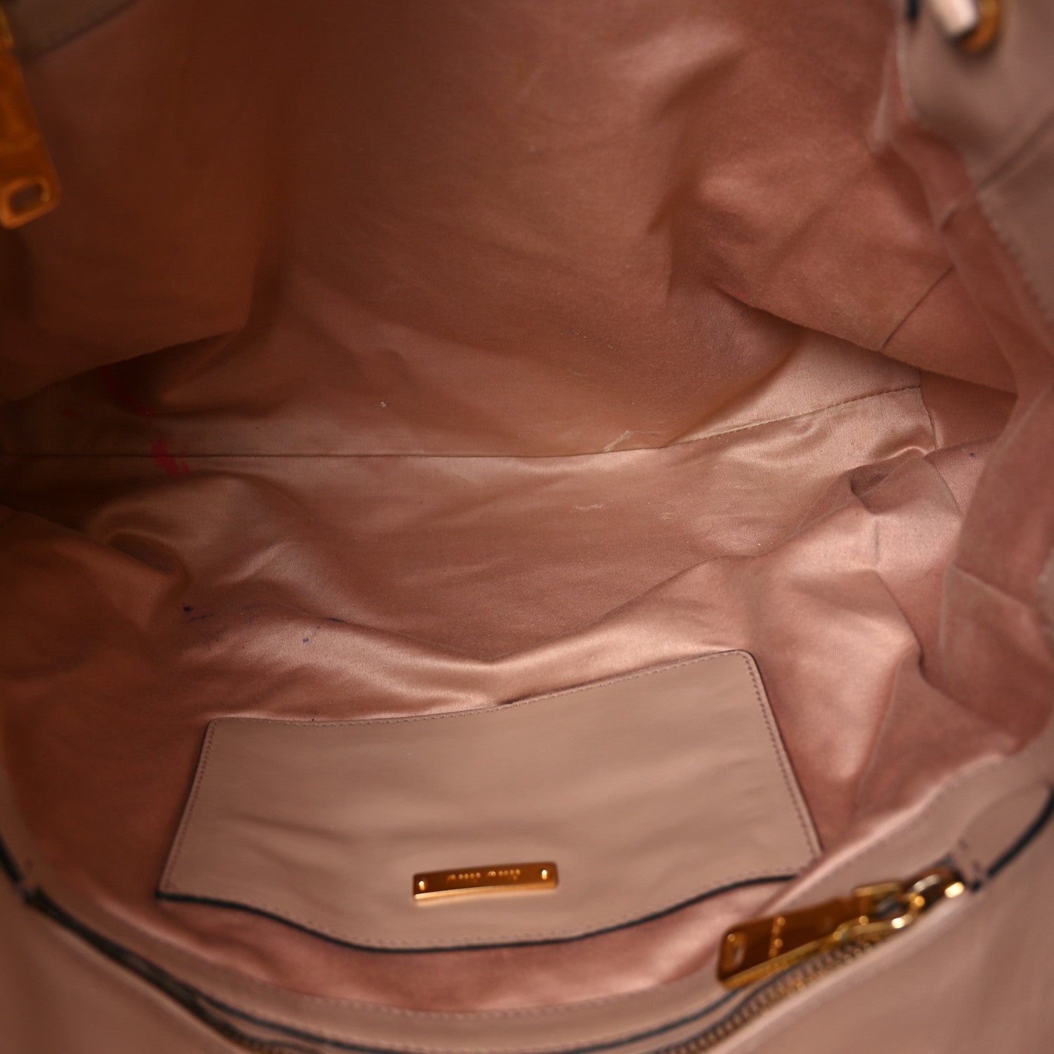 Soft Calf Studded Shopping Tote Cammeo