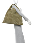 Suede Intrecciato Large Hop Mud