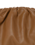 Smooth Butter Calf The Pouch Oversized Clutch Cammello