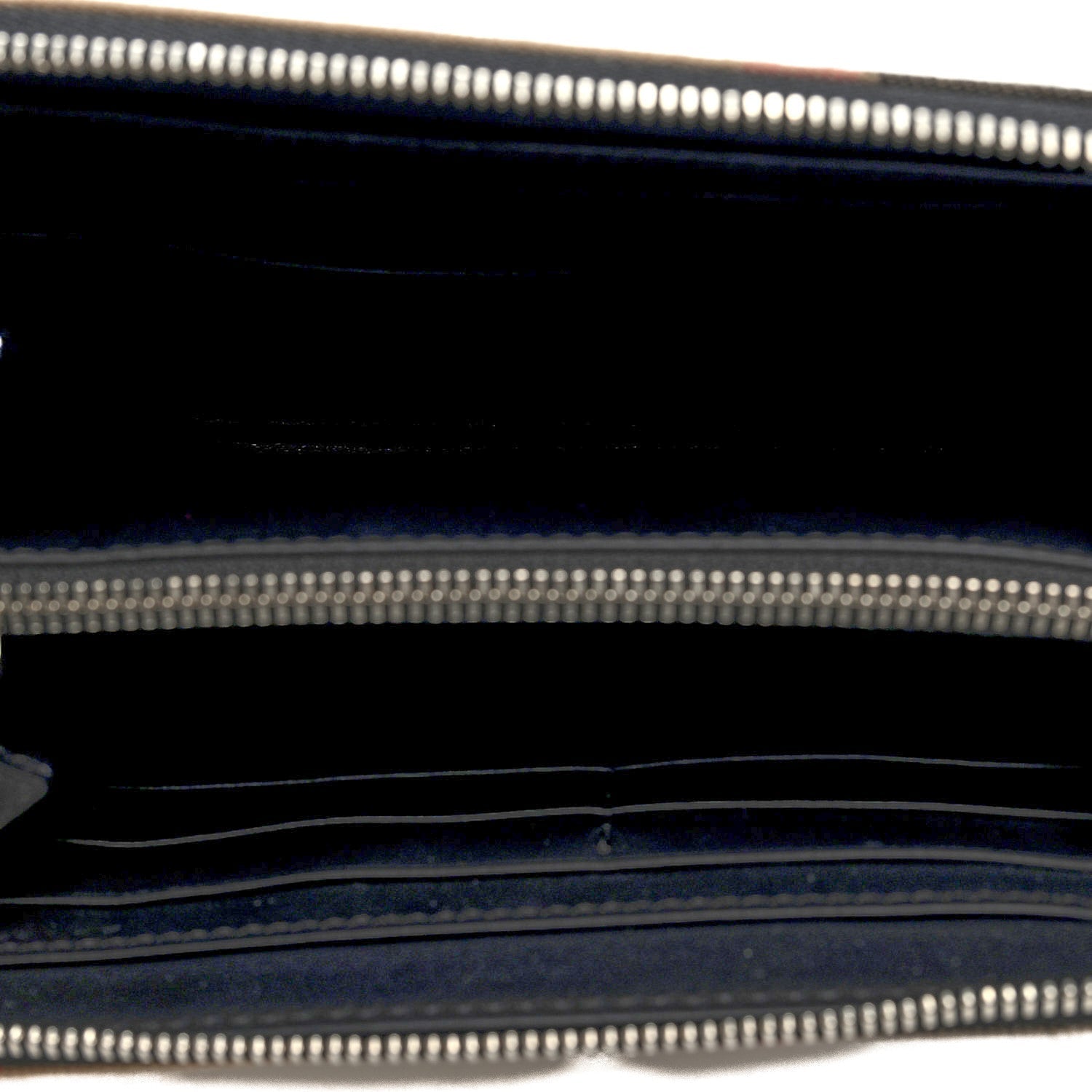 Grainy Calfskin House Check Snakeskin Elmore Zip Around Wallet