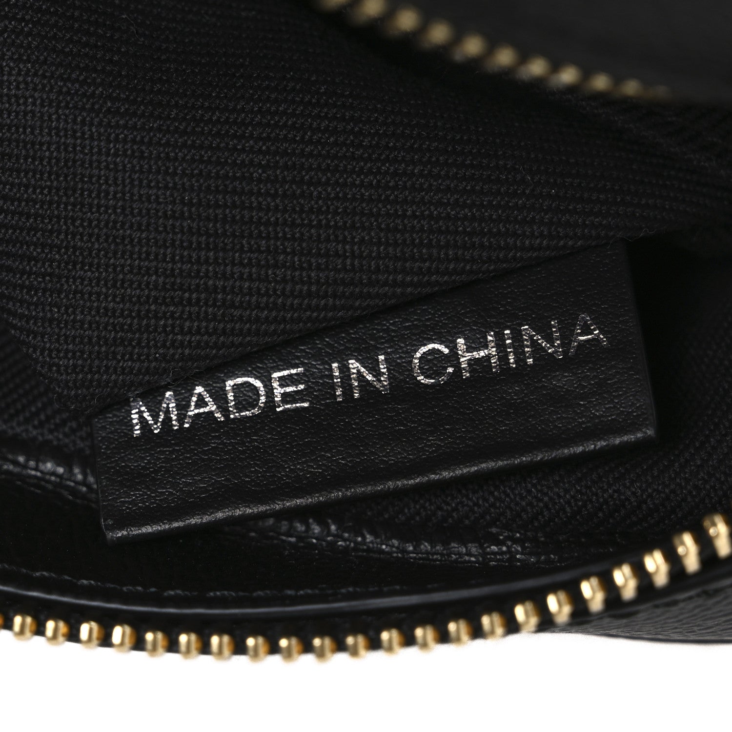Giant Check Calfskin Small Camera Bag Black