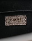 Grainy Calfskin Virtus Top Handle Tote Grey