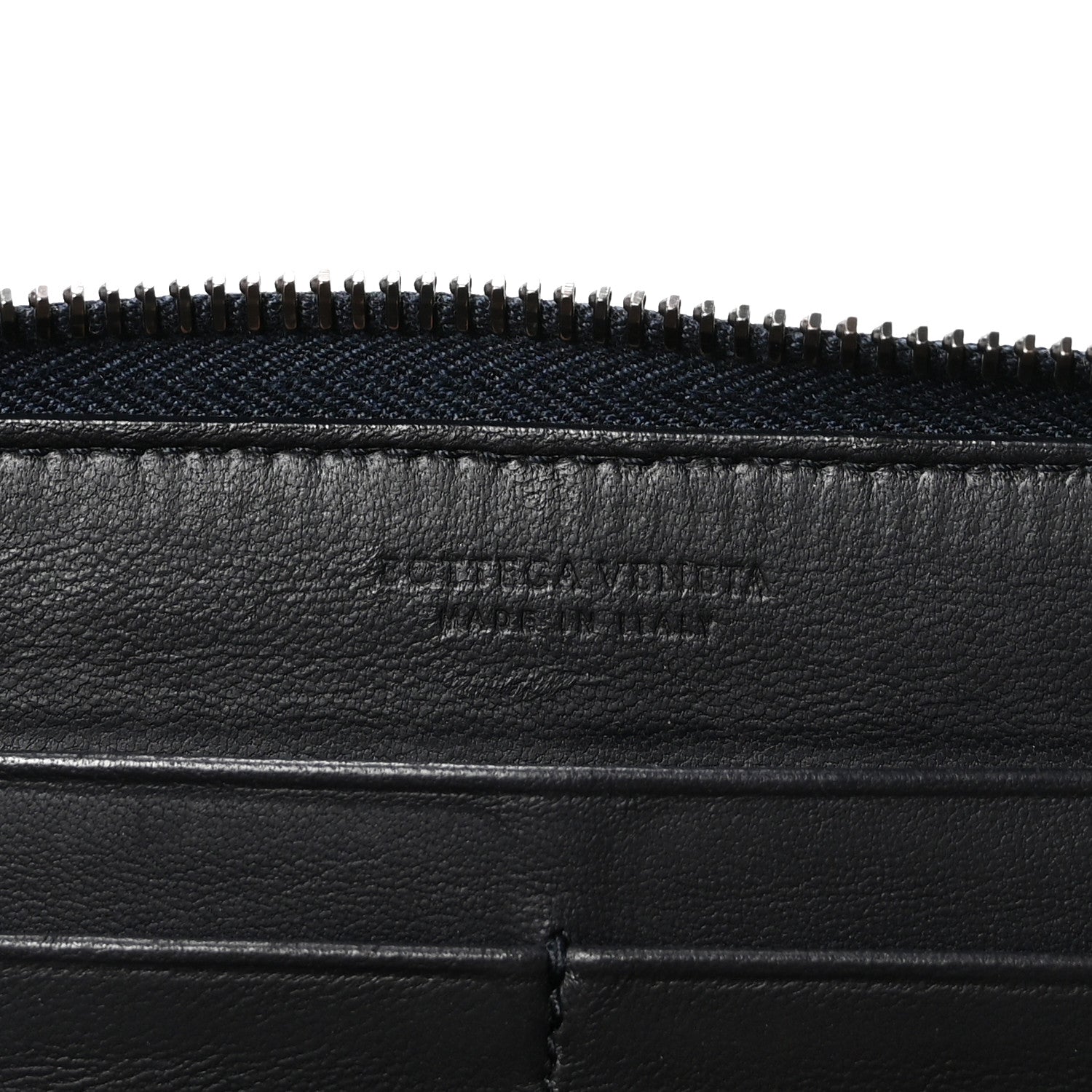 Ayers Intrecciato Ayers Zip Around Wallet Blue