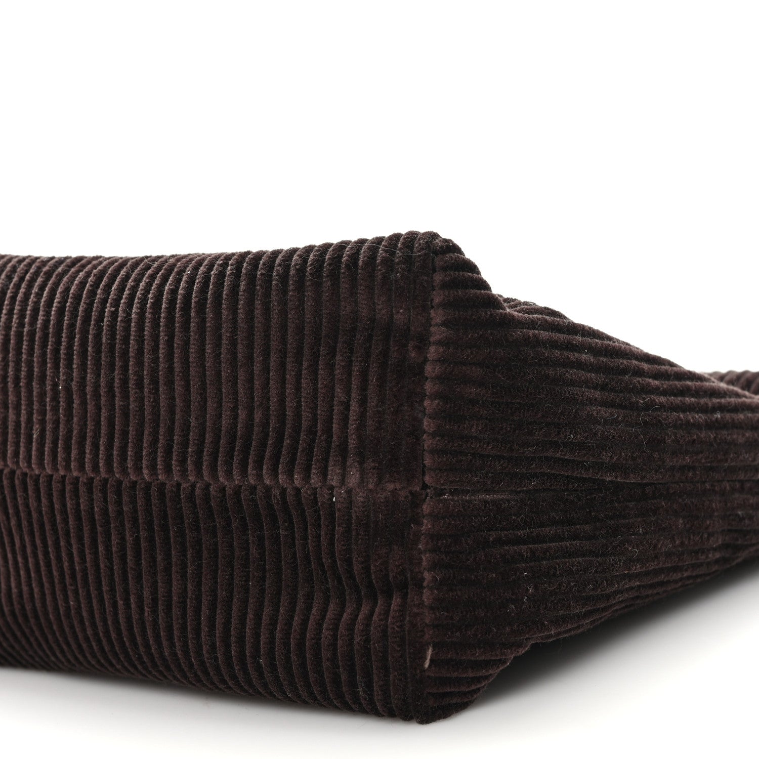 Corduroy Pouch Bag Ebony Baltic Blue
