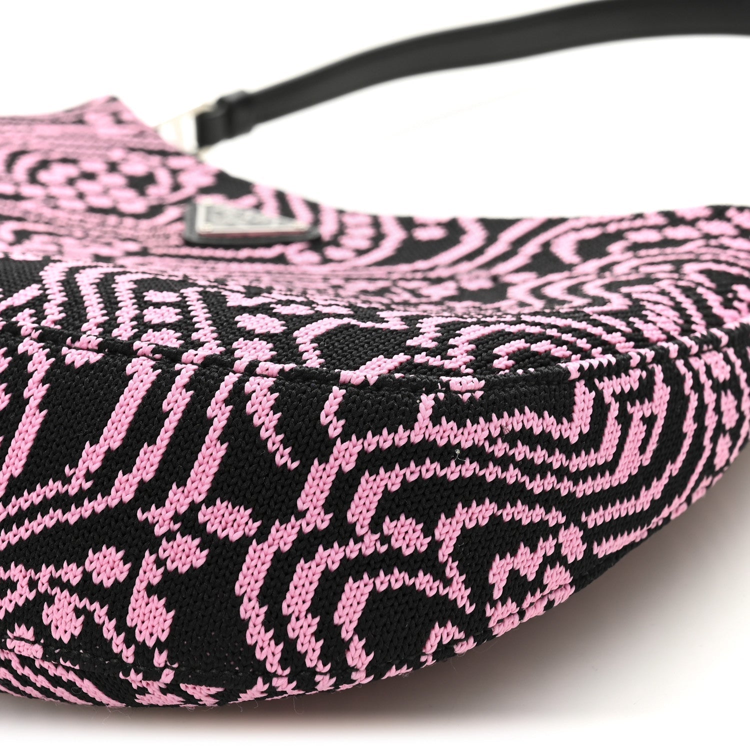 Maglia Jacquard Cleo Shoulder Bag Black Rosa