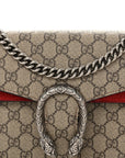 GG Supreme Monogram Small Dionysus Shoulder Bag Red