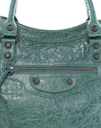 Arena Lambskin Classic Hardware Medium Le City Dark Emerald