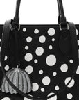 Monogram Kusama Dots Onthego MM Black White