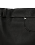 Shiny Calfskin Medium Panta Flamenco Knot Bag Vintage Brown