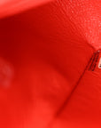 Lambskin Quilted Mini Rectangular Flap Red