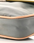 Nylon Vernice Belt Bag Pink Gray