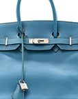 Togo Birkin 35 Blue Jean