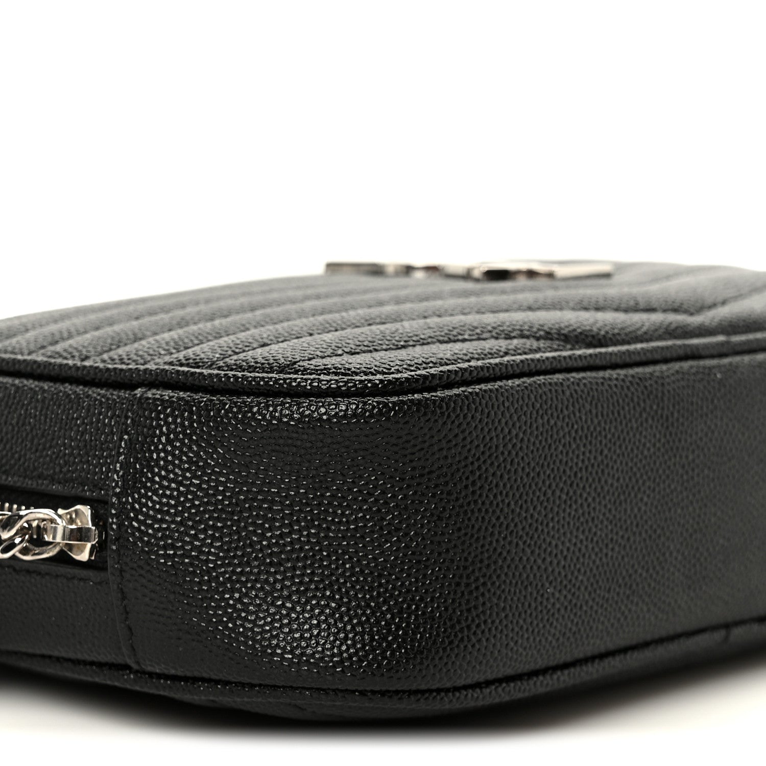Grain De Poudre Matelasse Monogram Mini Lou Camera Bag Black