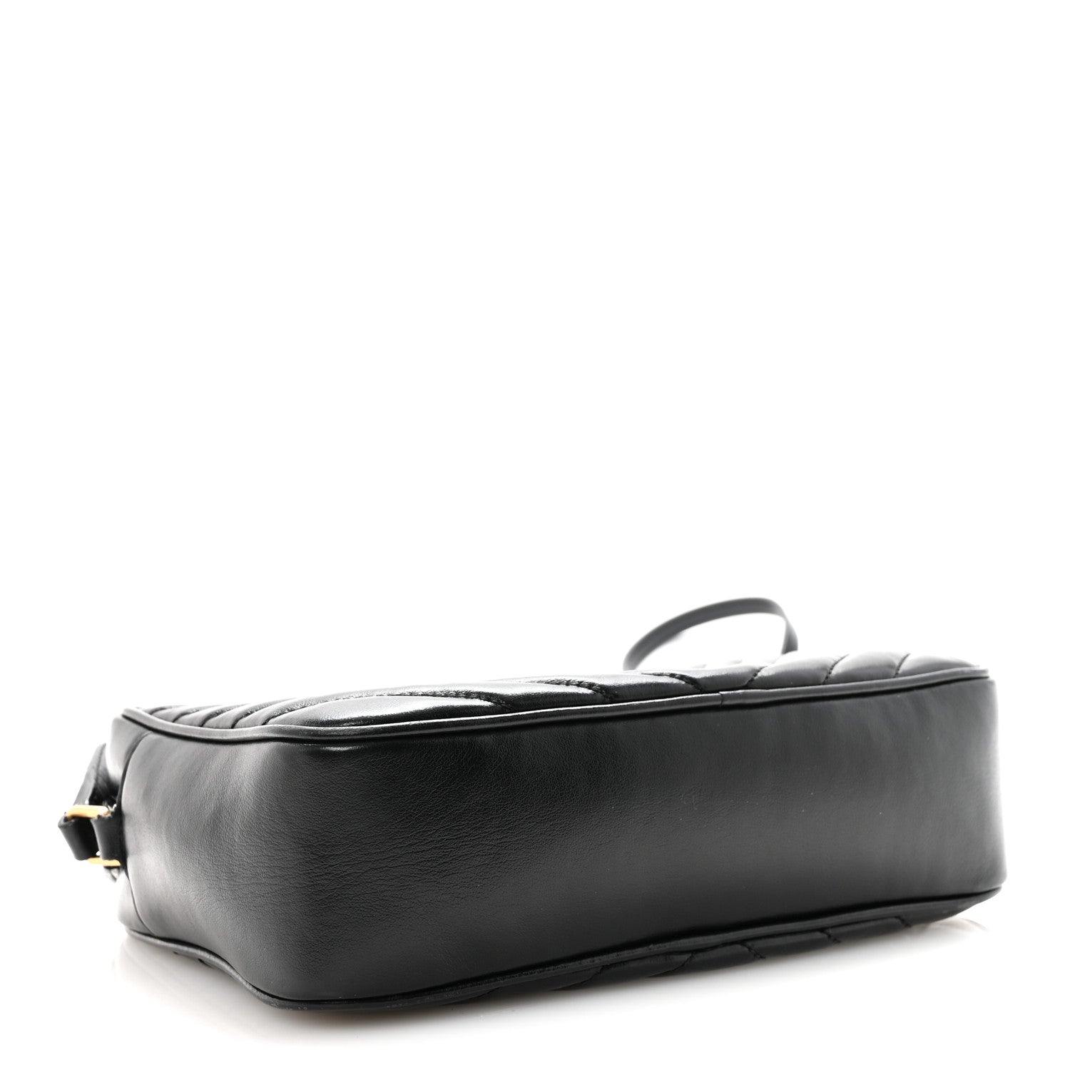 Calfskin Matelasse Monogram Lou Camera Bag Black