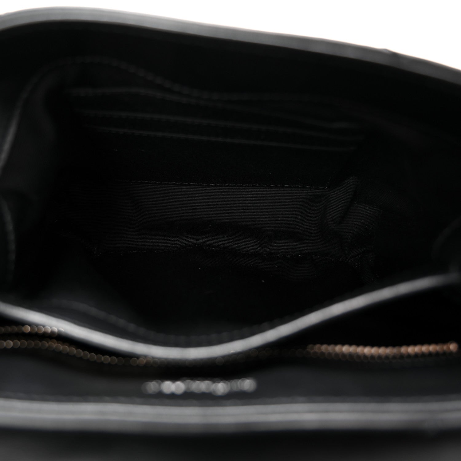 Calfskin Y Quilted Monogram Toy Loulou Crossbody Bag Black