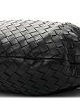 Nappa Intrecciato Medium Jodie Black