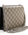 GG Supreme Monogram Mini Dionysus Shoulder Bag Black