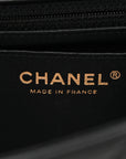 Lambskin Quilted Mini Rectangular Flap Black