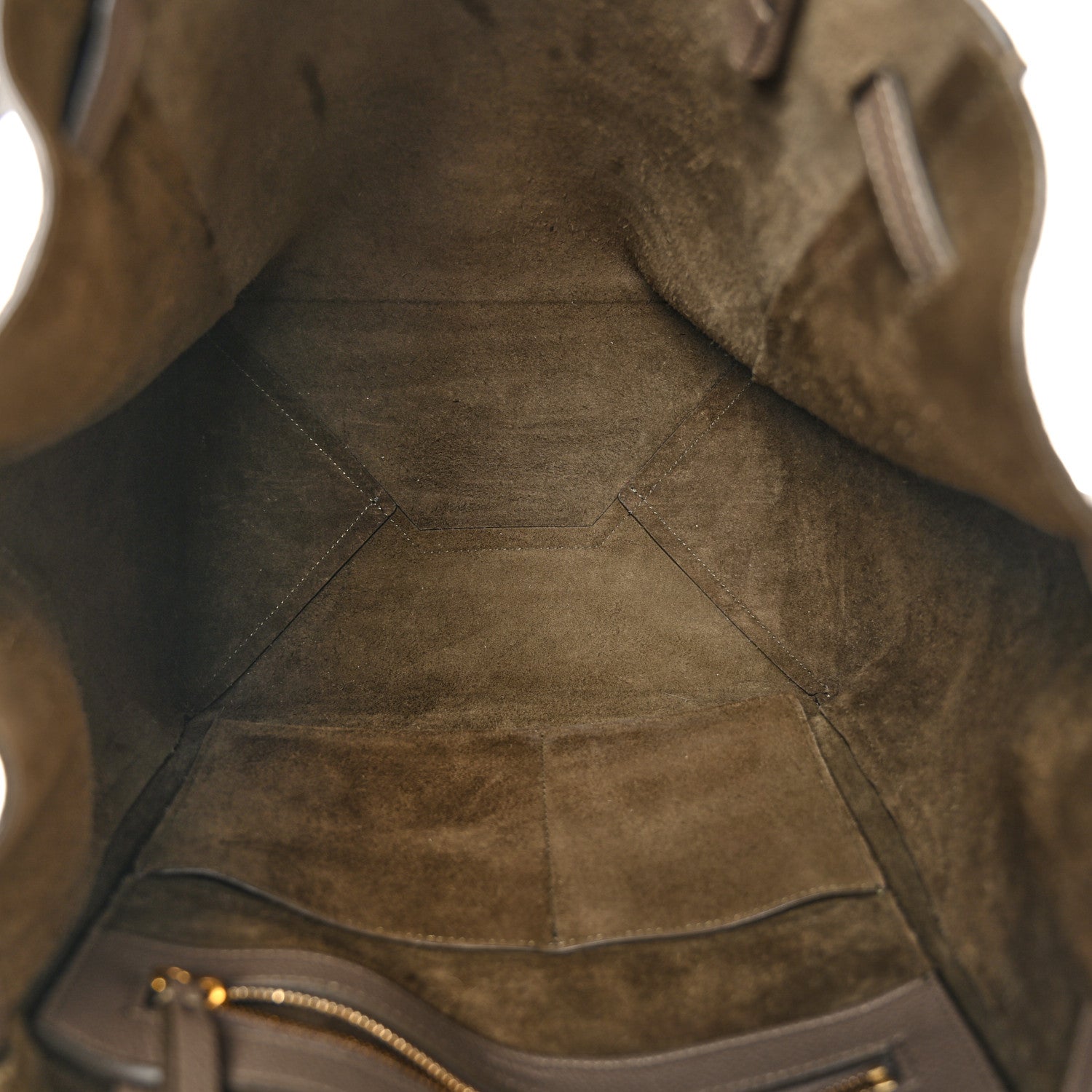 Soft Grained Calfskin Small Belt Cabas Phantom Taupe
