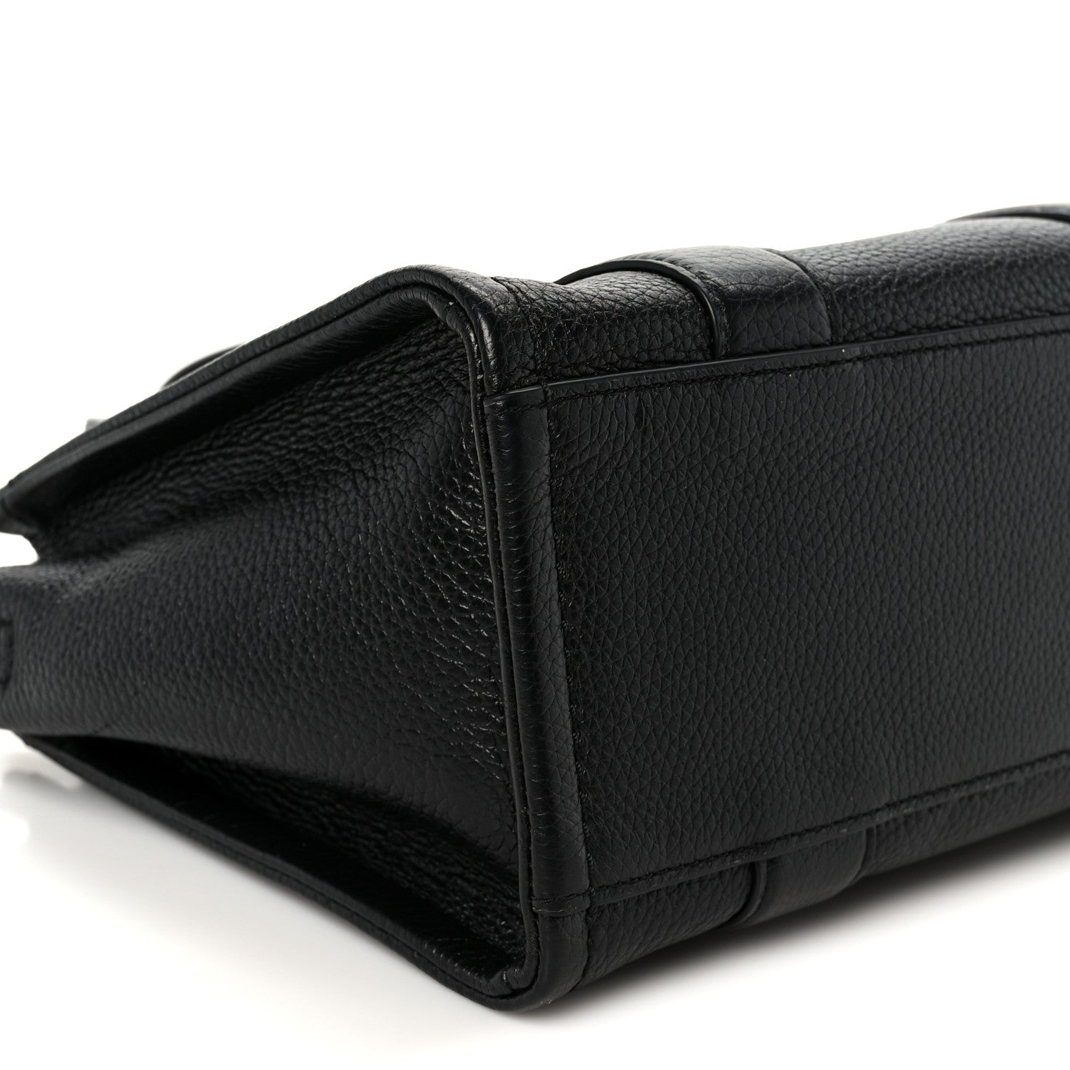 Grained Calfskin Small The Tote Bag Black